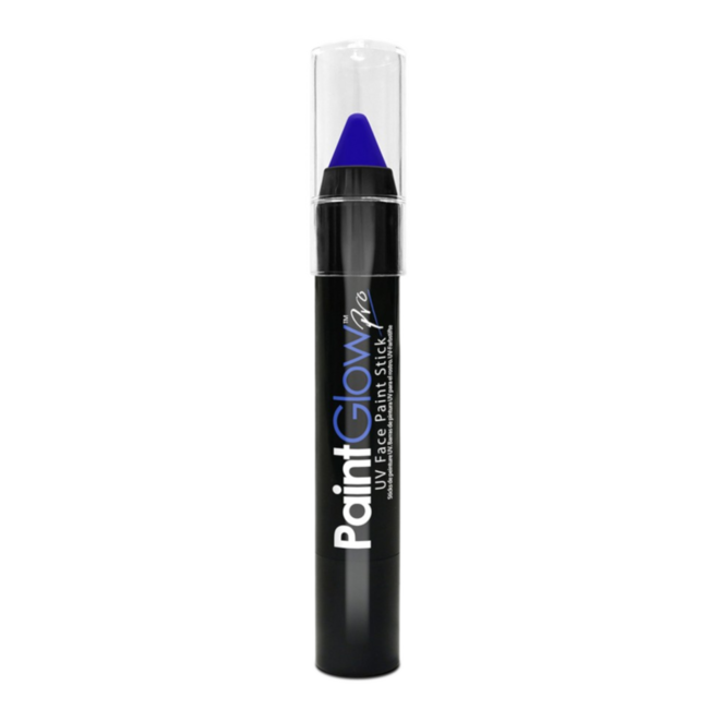 PartyXplosion Schmink - UV stick - Blauw