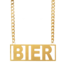 PartyXplosion Ketting - Bier - Goudkleurig