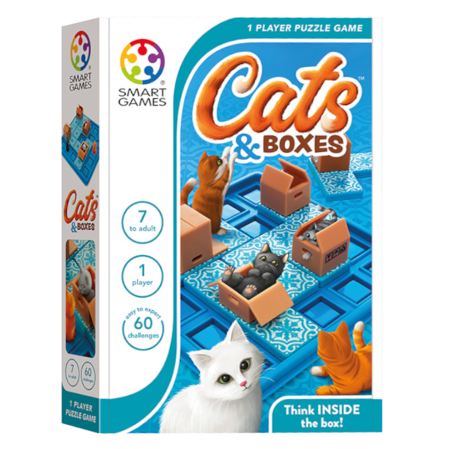 SmartGames IQ-spel - Cats & boxes - 7+