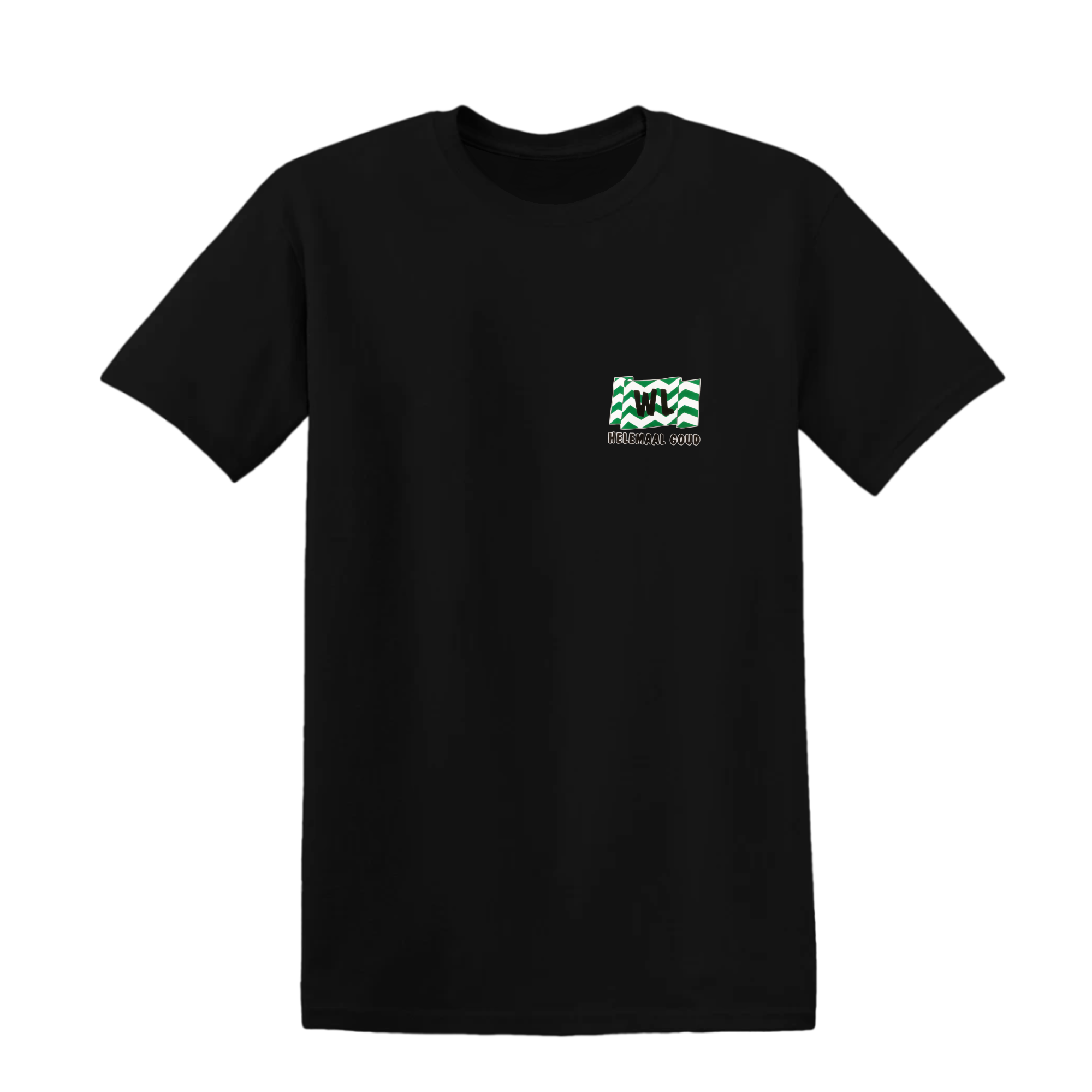 T-shirt - Helemaal Goud - Zwart - Westland - M