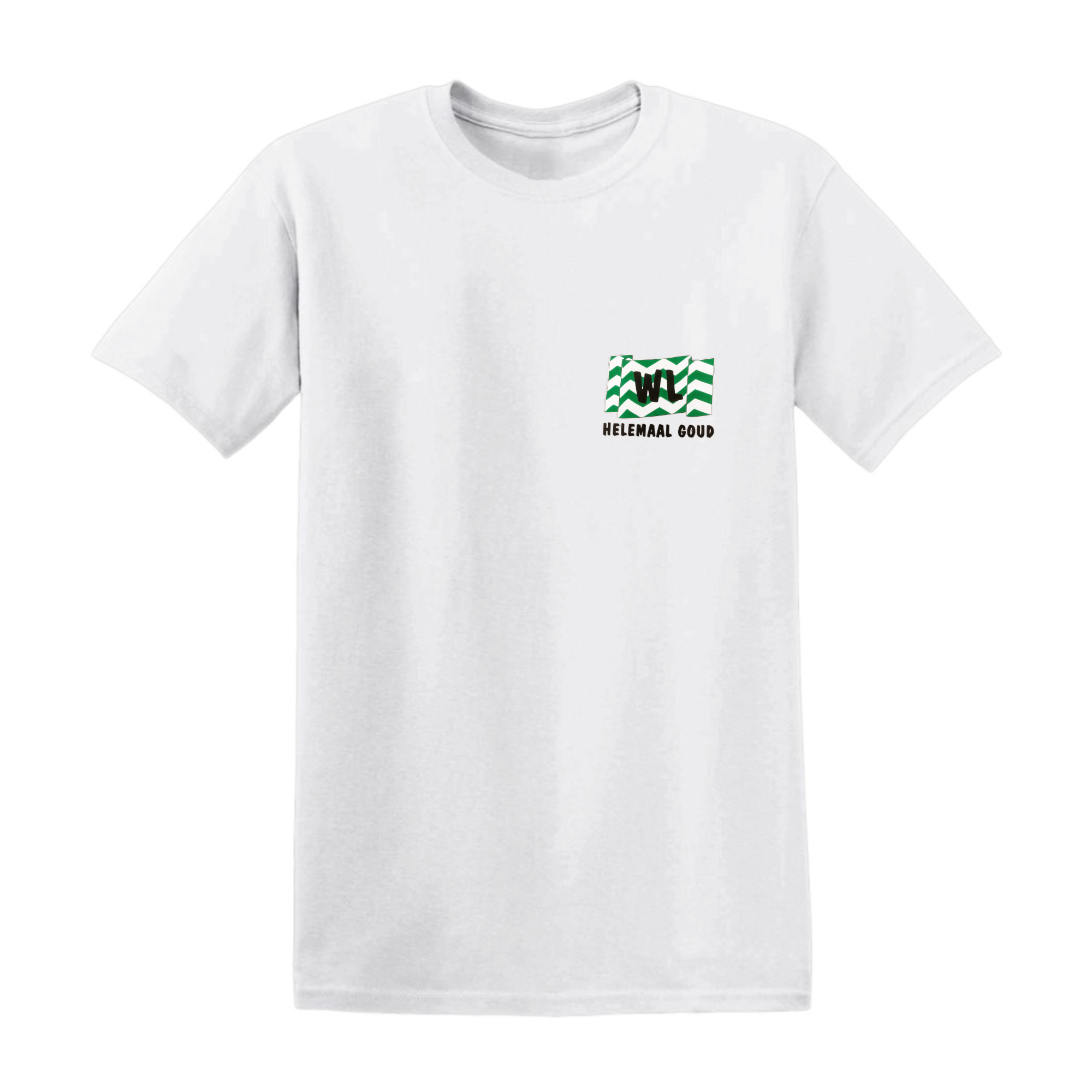 T-shirt - Helemaal Goud - Wit - Westland - S