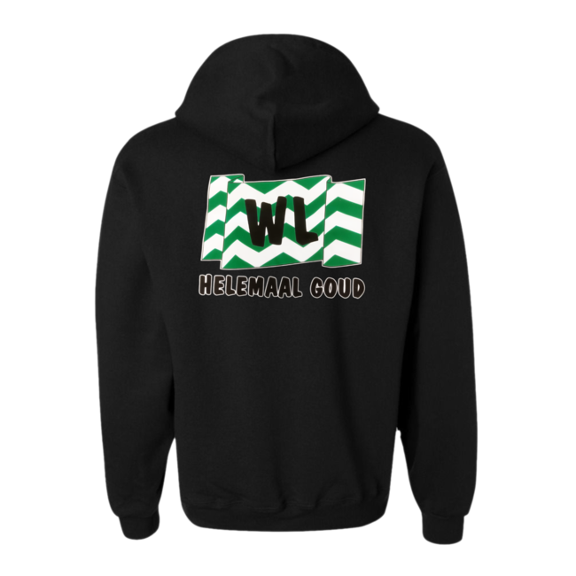 1234feest Trui - Helemaal goud - Zwart - Westland - Hoodie - L