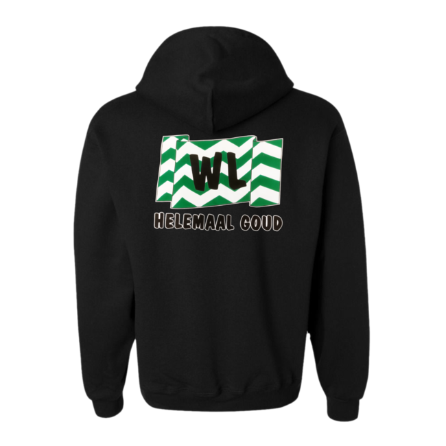 1234feest Trui - Helemaal goud - Zwart - Westland - Hoodie - M