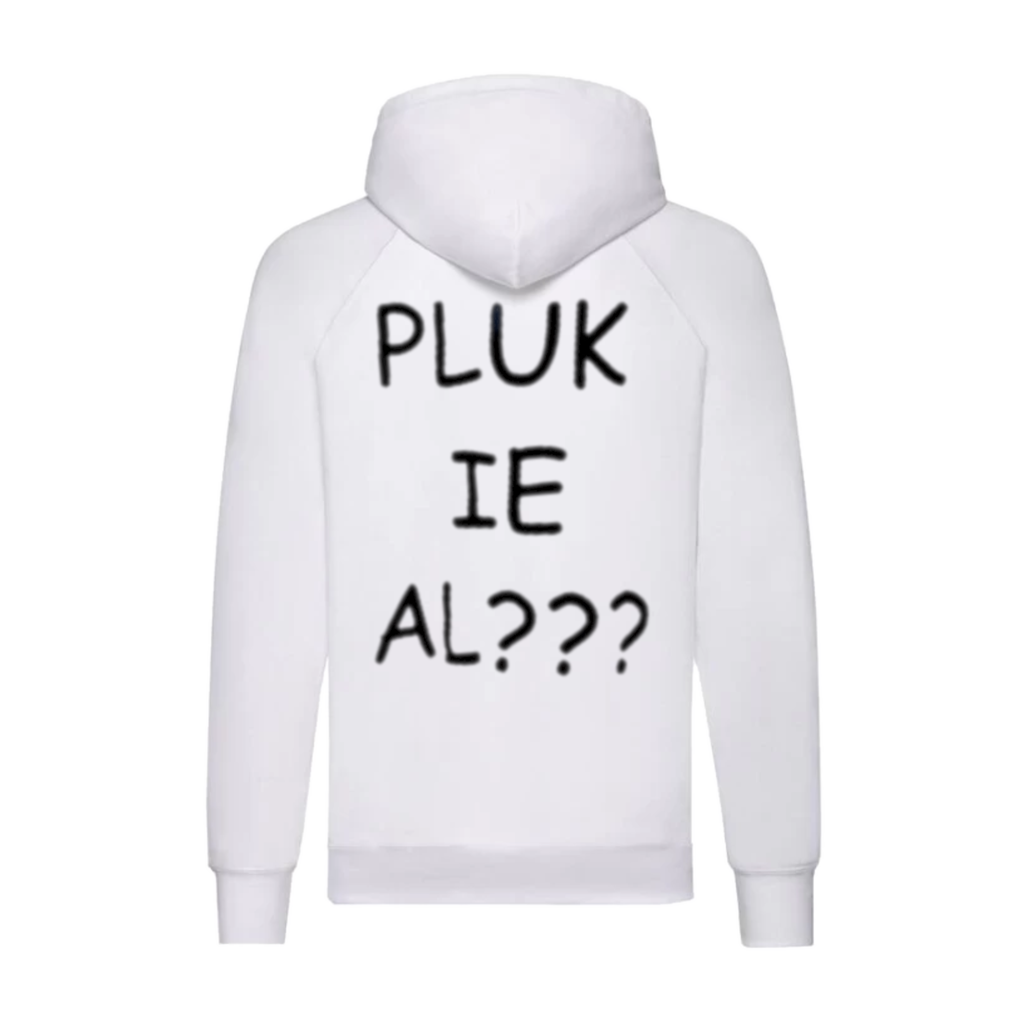 Trui - Pluk ie al? - Capuchon - Wit - Westland - XL