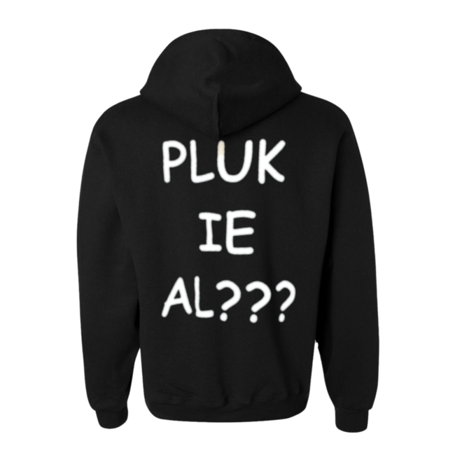 1234feest Trui - Plukkie al? - Capuchon - Zwart - Westland - XL