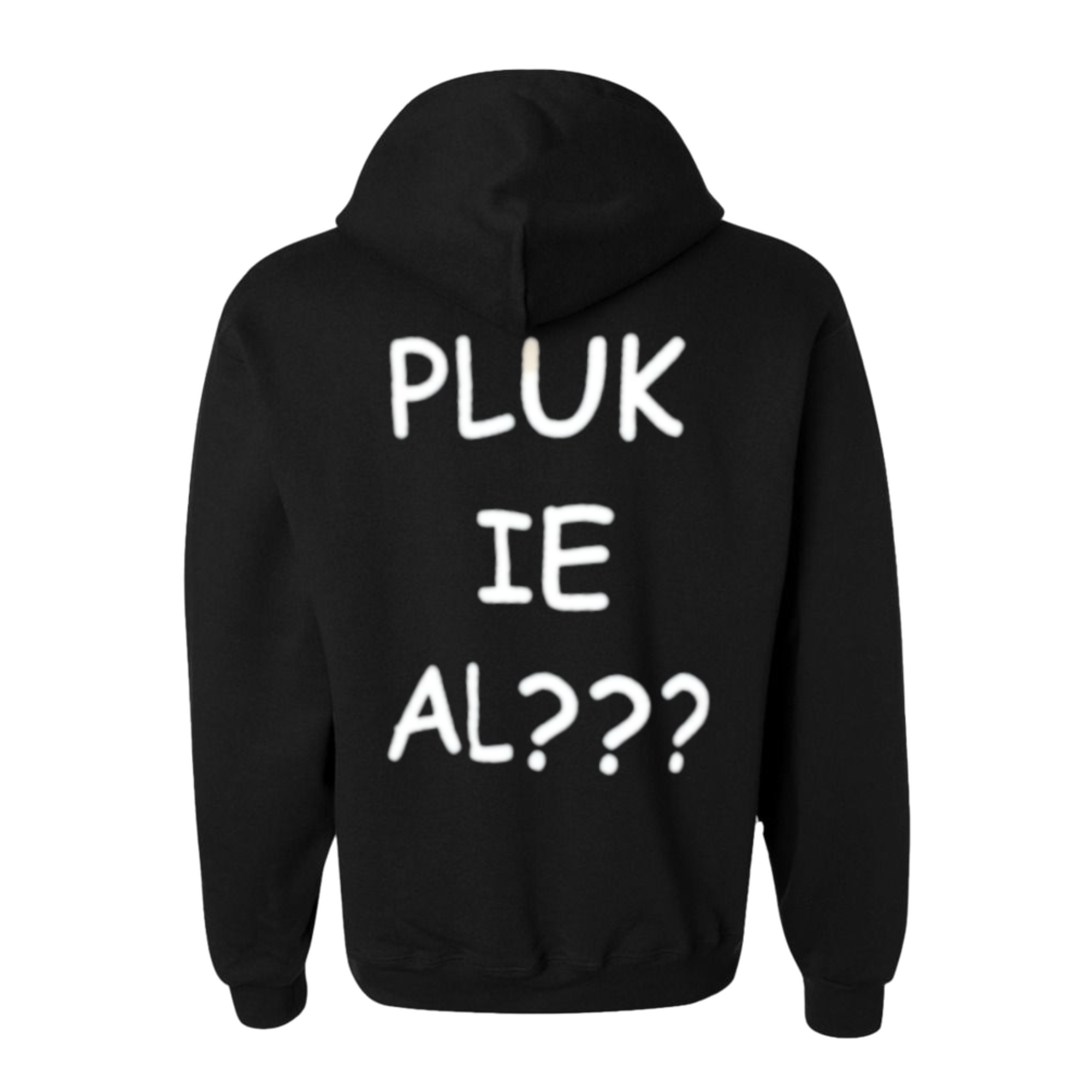 Trui - Plukkie al? - Capuchon - Zwart - Westland - XL