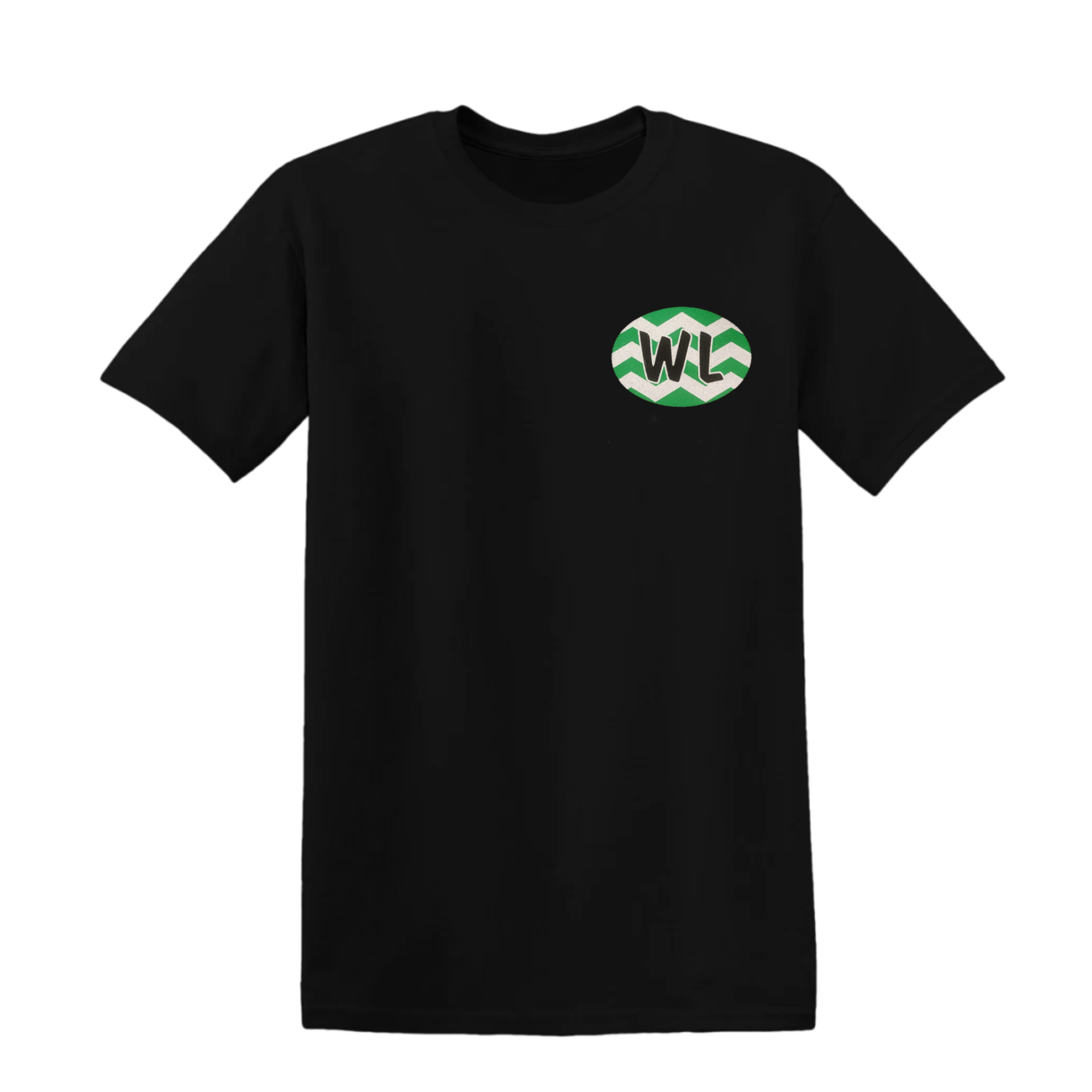 T-shirt - WL - Enkele opdruk - Zwart - Westland - XXL