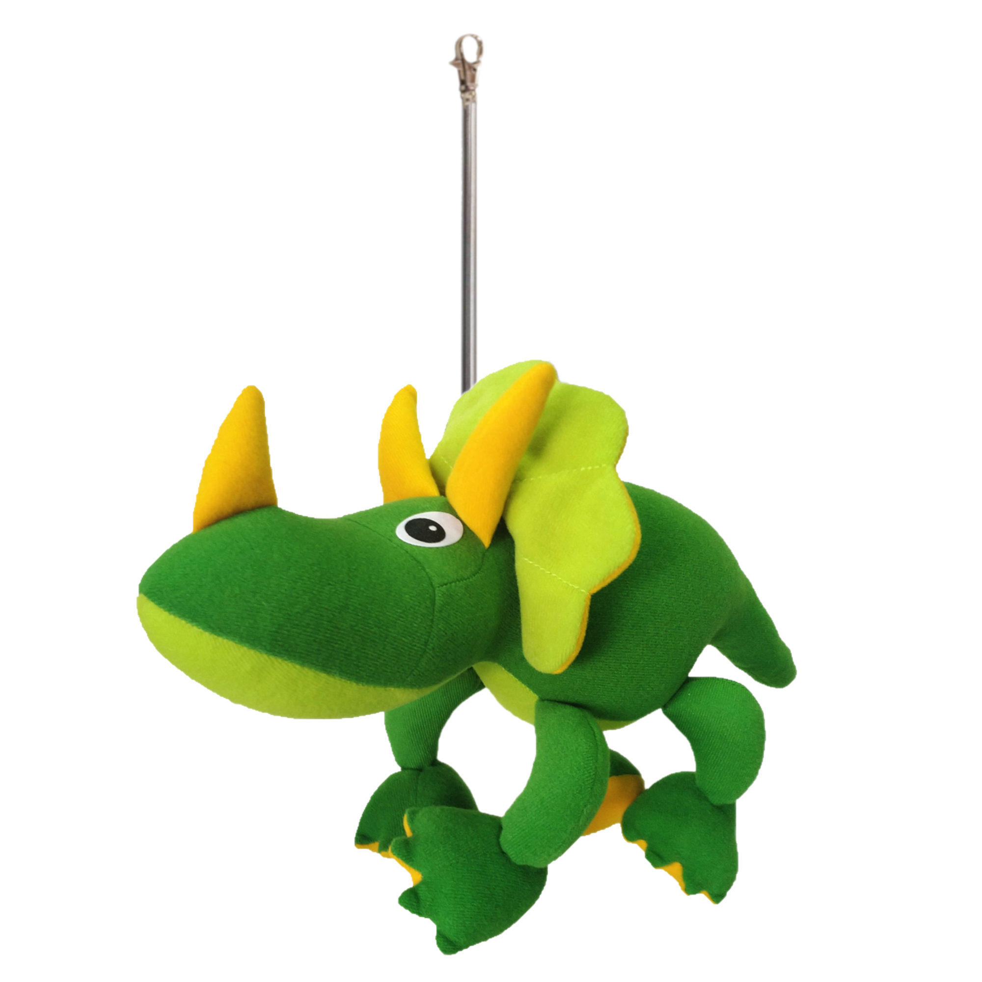Wiebeldier aan veer - Triceratops