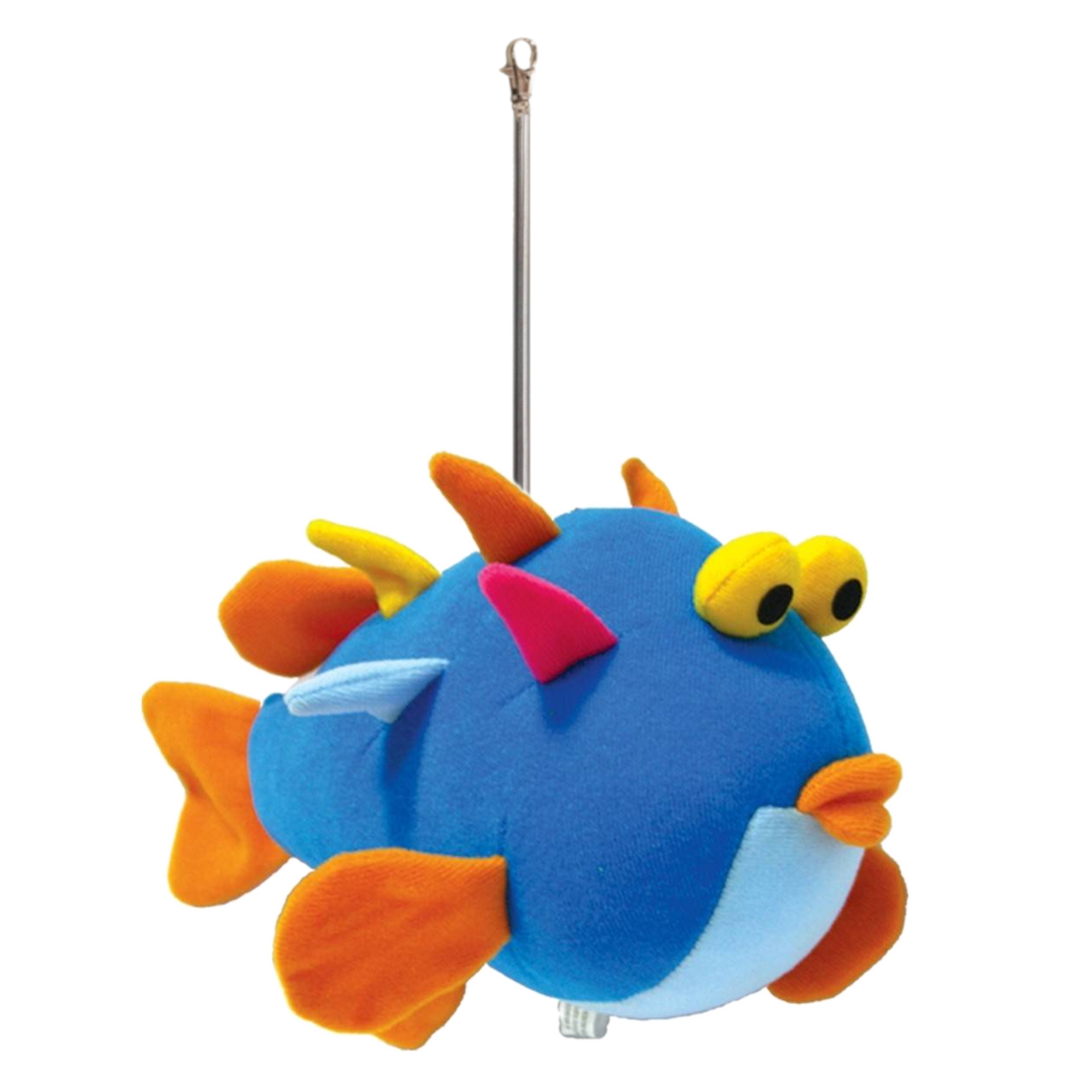Wiebeldier aan veer - Kogel vis