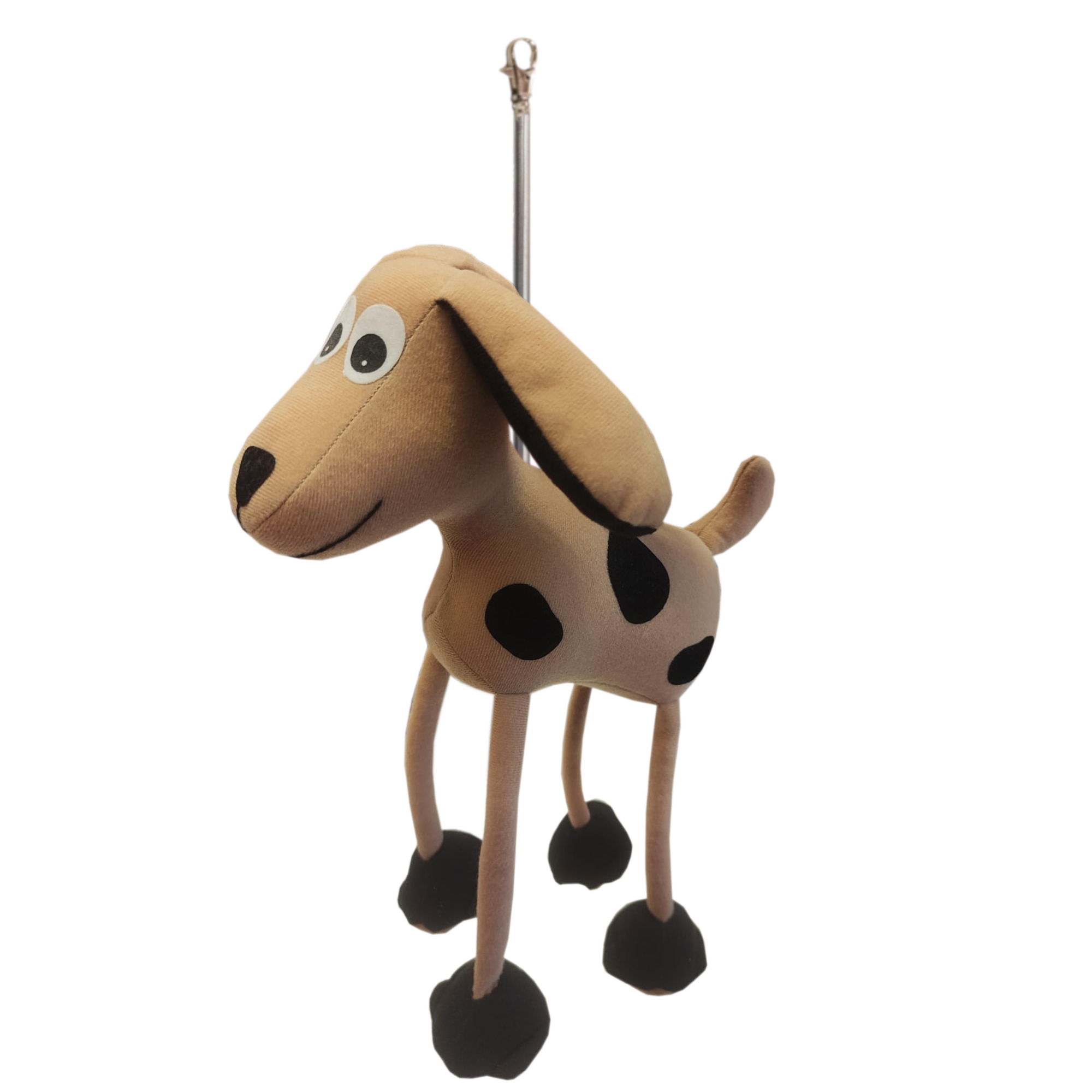 Wiebeldier aan veer - Hond