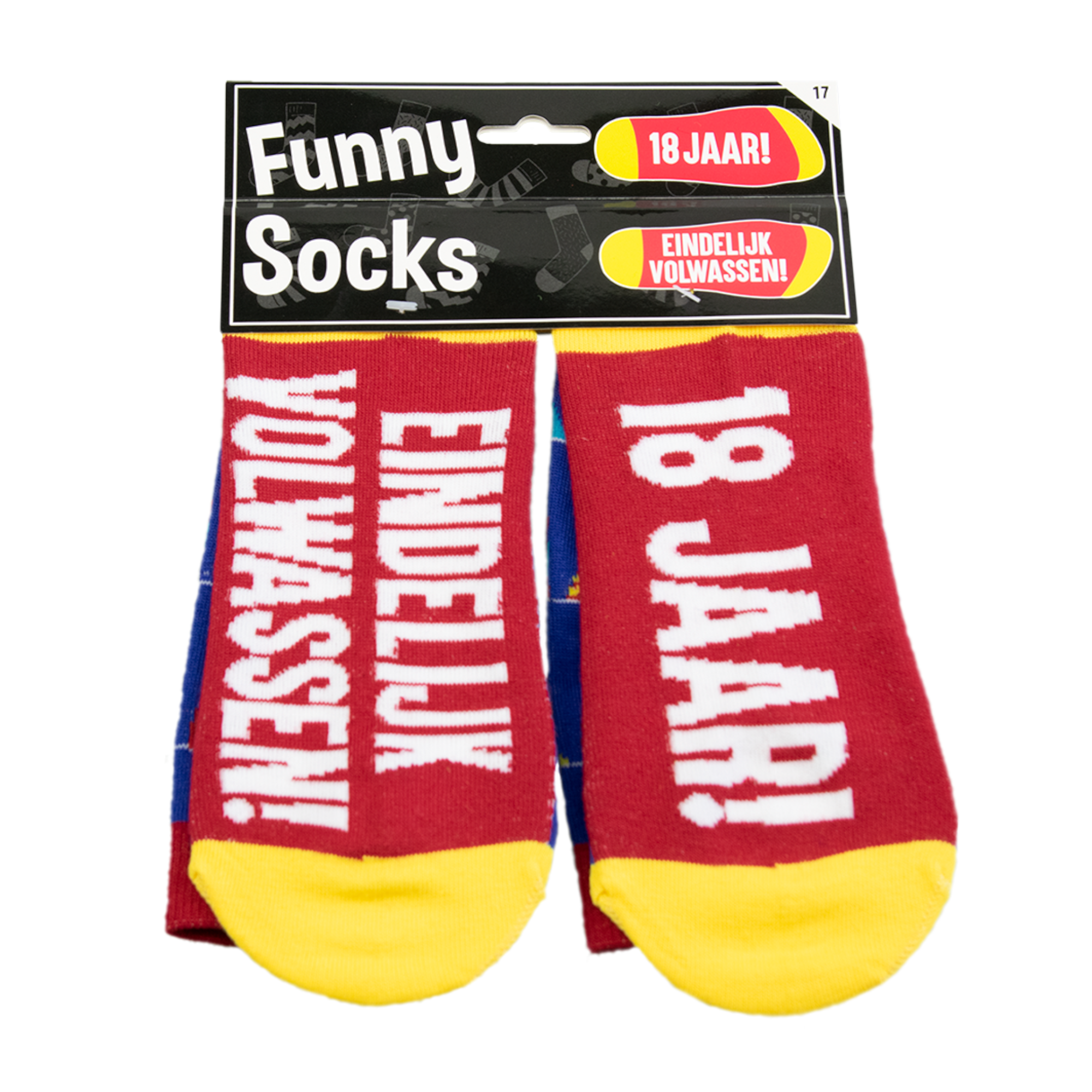 Sokken - 18 jaar! Eindelijk volwassen! - Funny socks