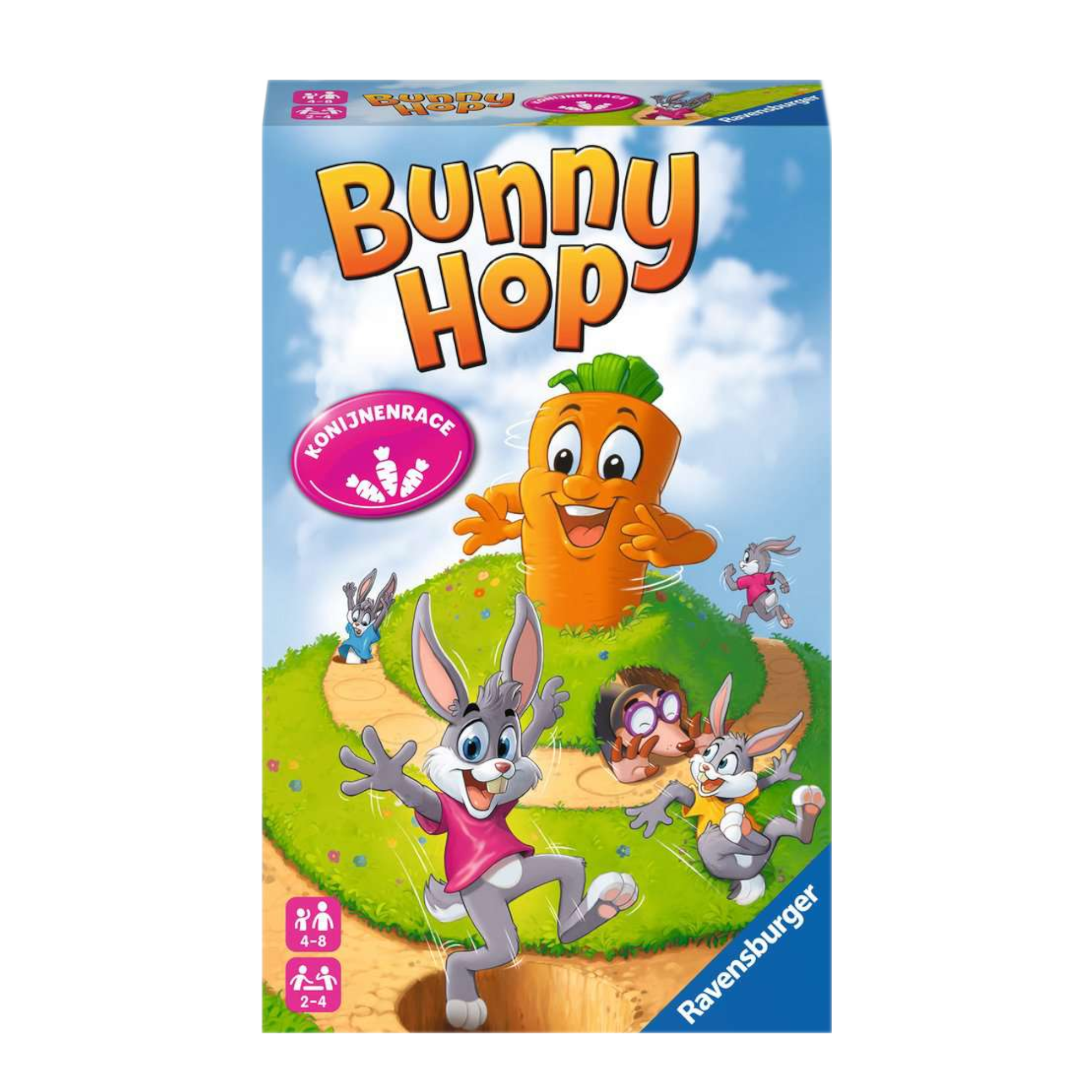 Spel - Bunny hop - Pocketeditie - 4+