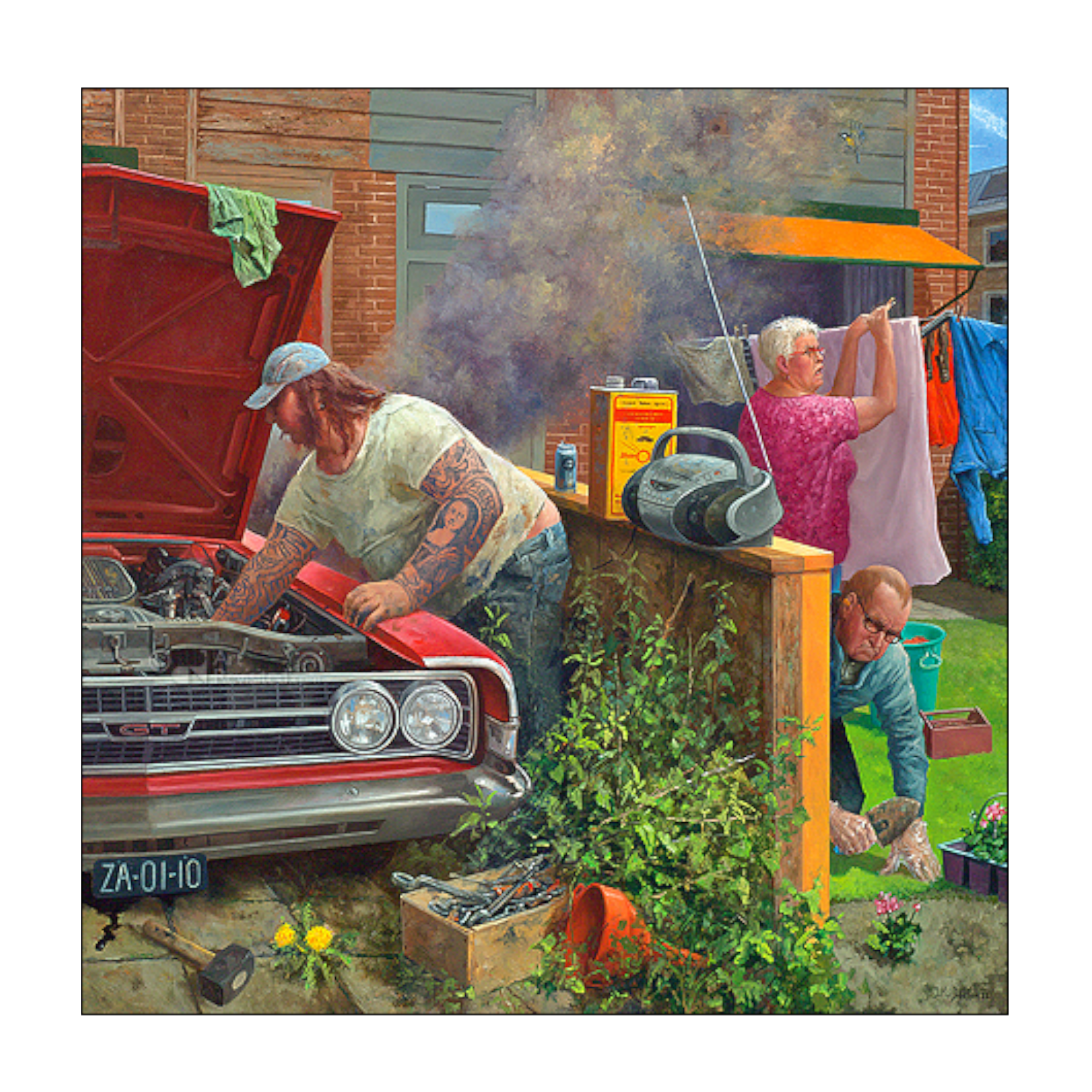 Kaart - Comello - Marius van Dokkum - Lentebriesje