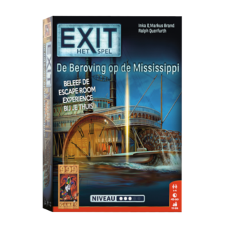 999 Games Coöperatief spel - Exit - Escaperoom - De beroving op de Mississippi - 12+