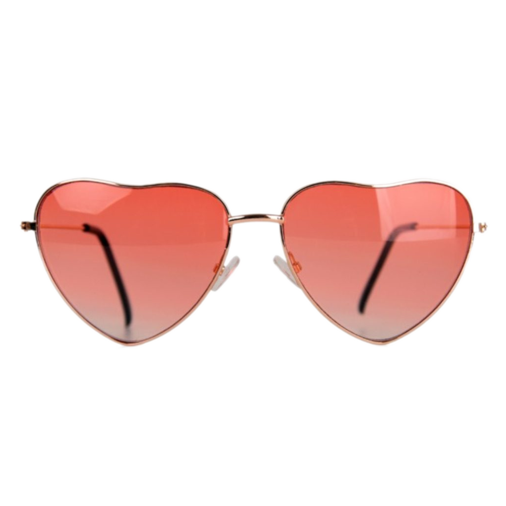 Bril - Hartjes - Hartvormige glazen - Rood