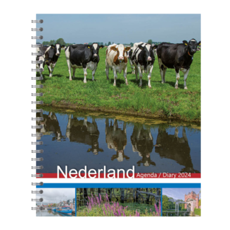 Comello Agenda - 2024 - Nederland - Met spiraal - 17,5x21,5cm
