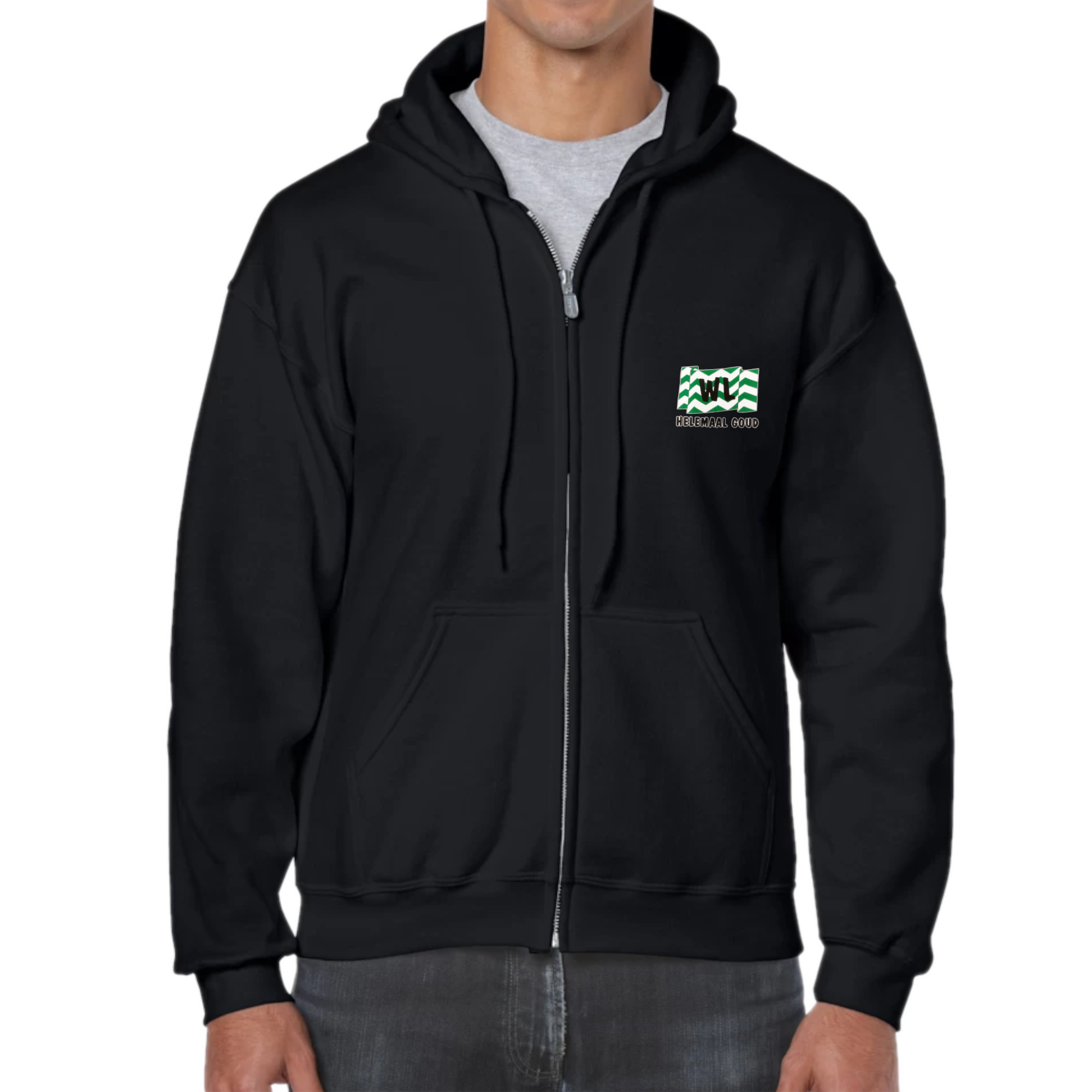 Vest - Westland helemaal goud - Zwart - L