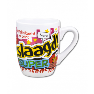 Paperdreams Mok - Cartoon - Geslaagd