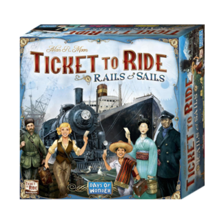 Asmodee Bordspel - Ticket to ride - Rails & sails - NL - 10+