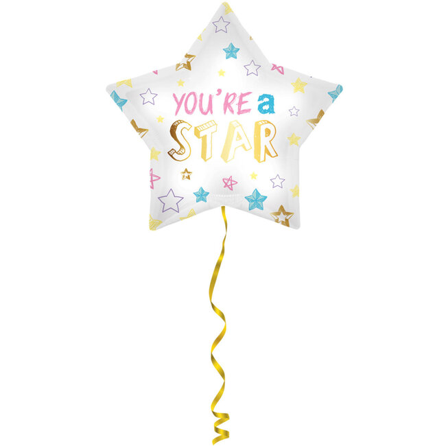 Folat Folieballon - You're a star - 45cm