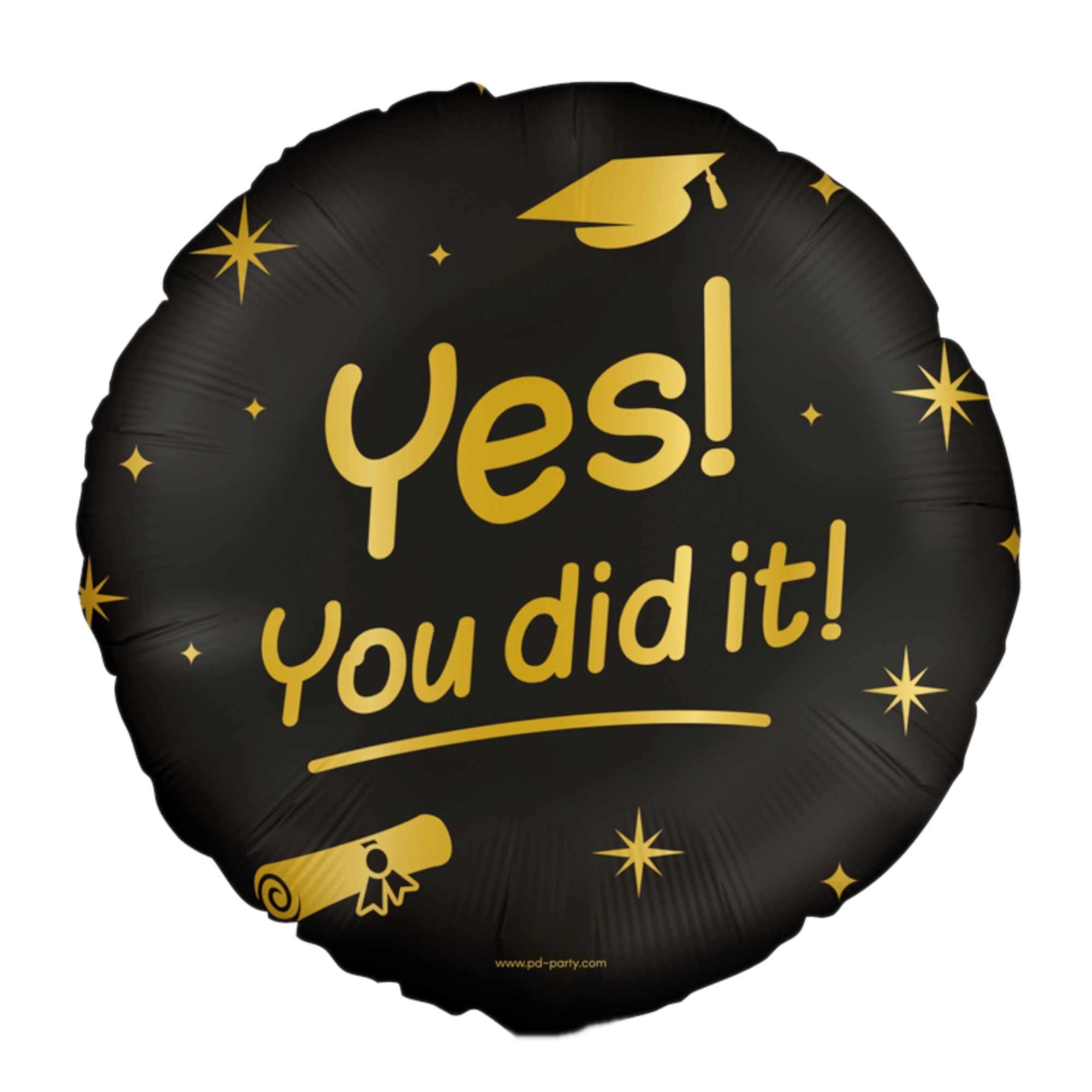 Folieballon - Geslaagd - Yes! You did it - 46cm