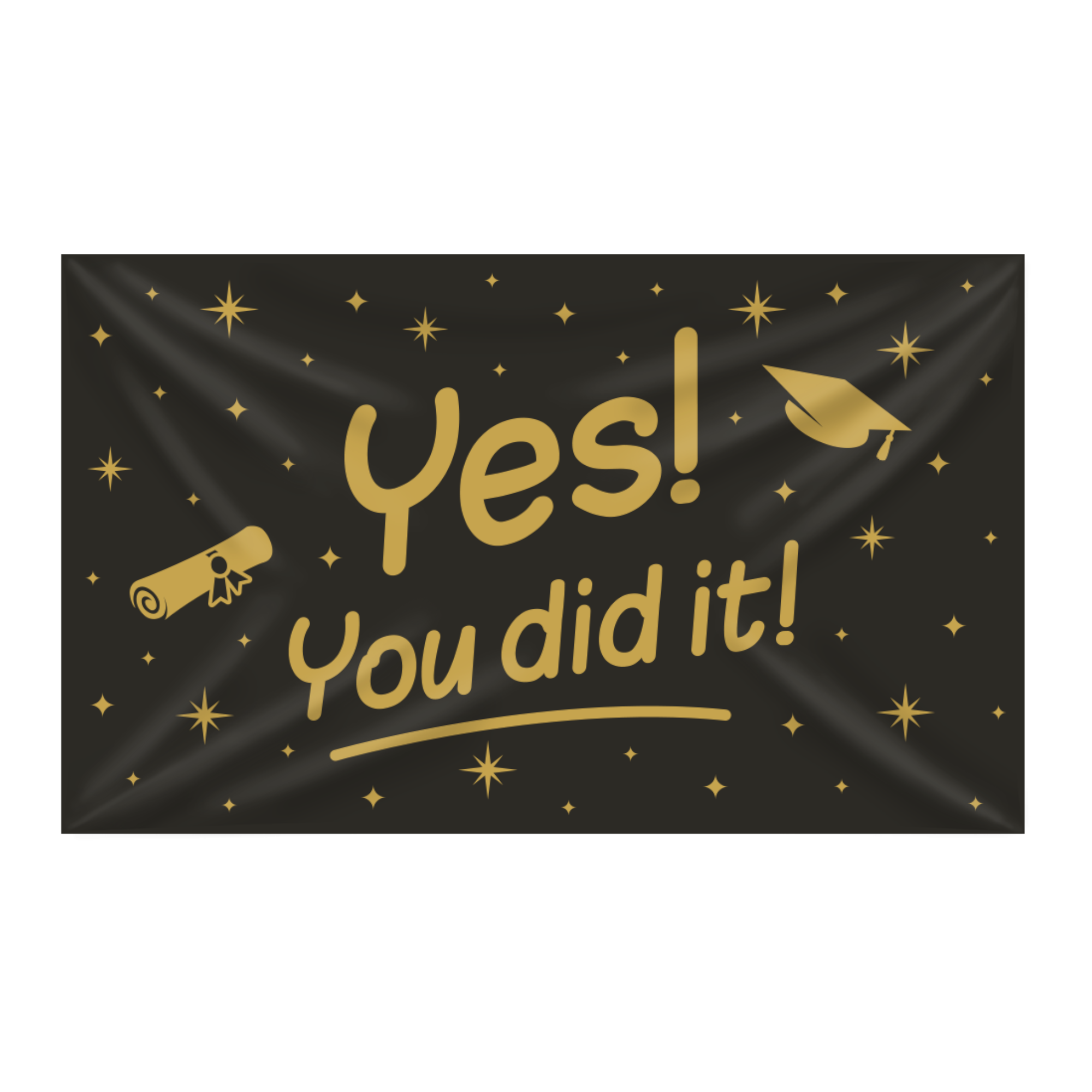 Vlag - Yes you did it - 150x90cm