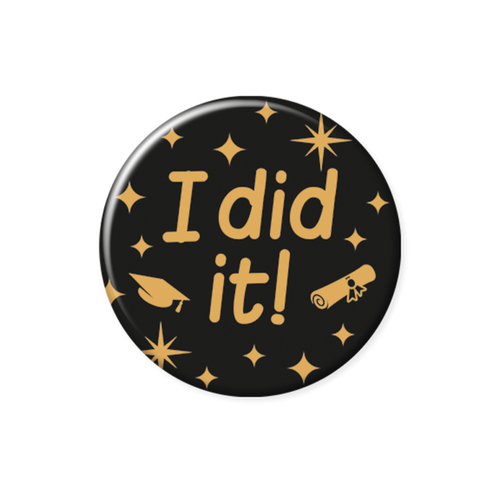 Button - I did it! - Klein
