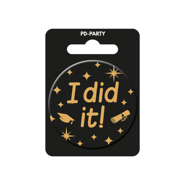 Paper Dreams Button - I did it! - Klein