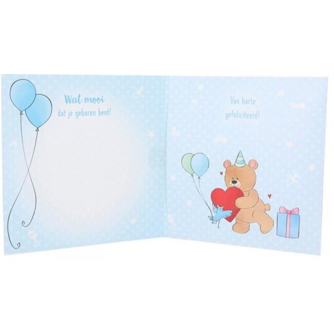 Depesche Kaart - Leeftijd & muziek - 1 jaar - Beertje - 002A.
