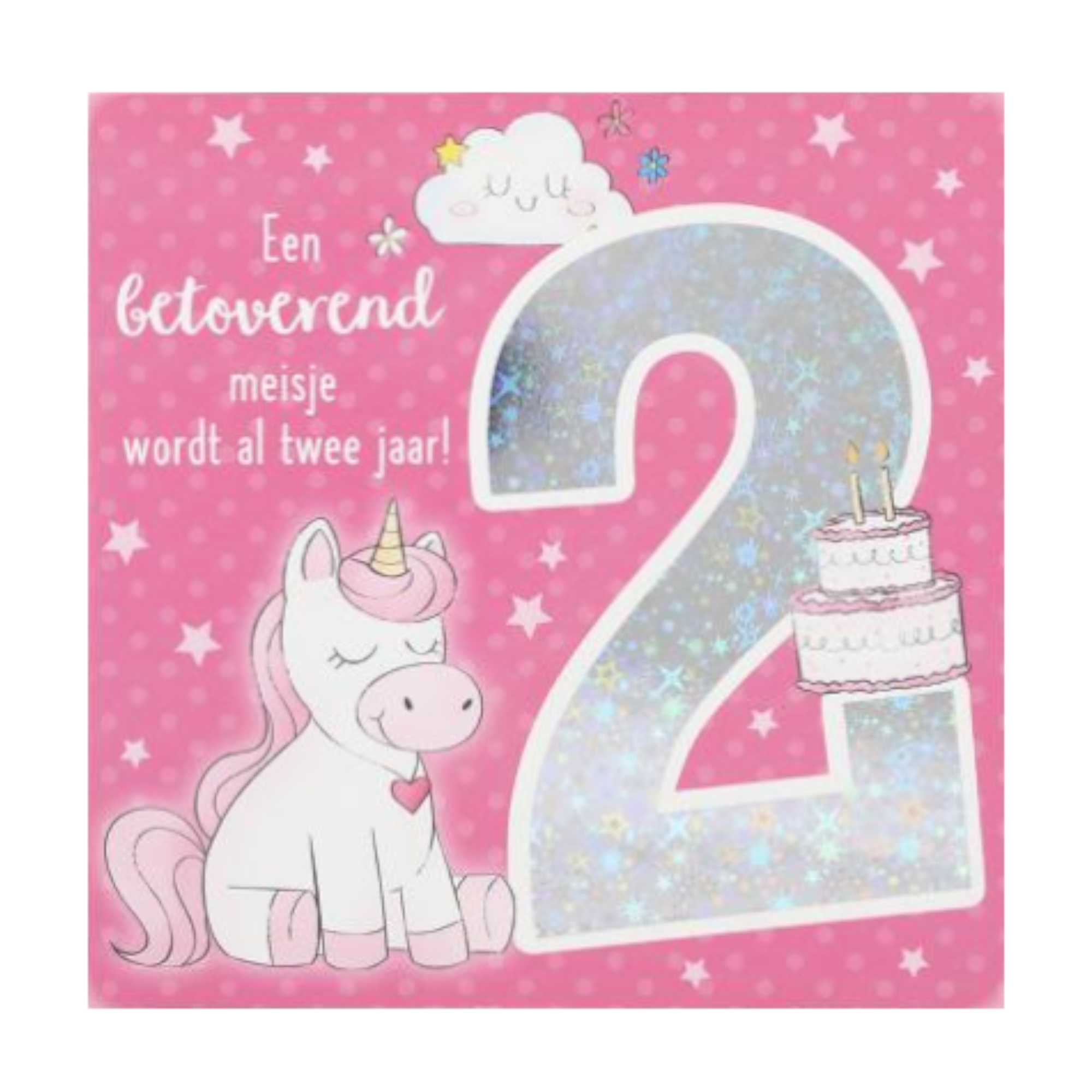 Kaart - Leeftijd & muziek - 2 jaar - Eenhoorn - 003A.