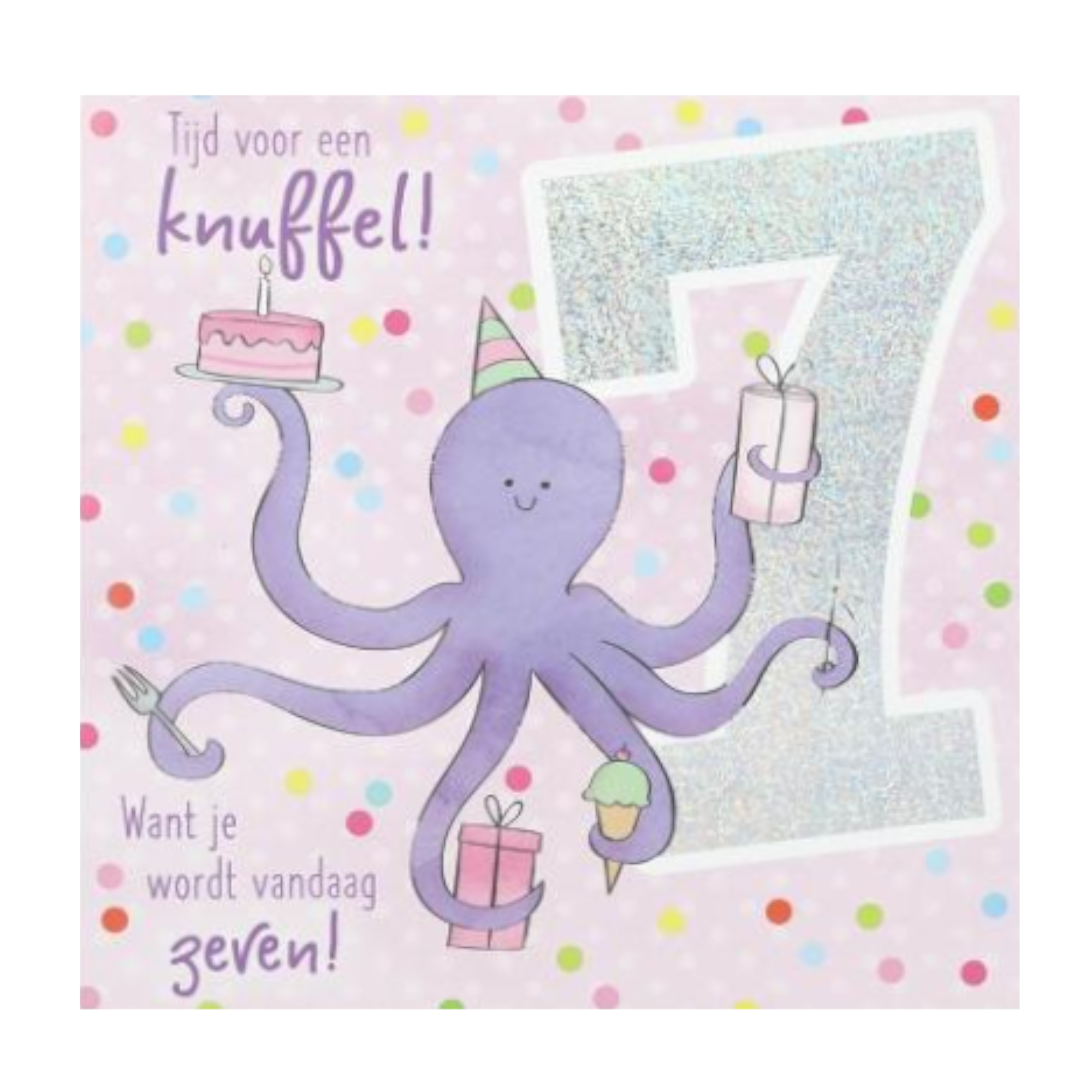 Kaart - Leeftijd & muziek - 7 jaar - Octopus - 013A