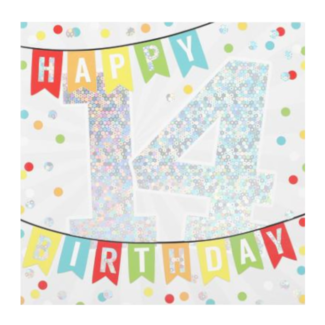 Depesche Kaart - Leeftijd & muziek - 14 jaar - 024A.