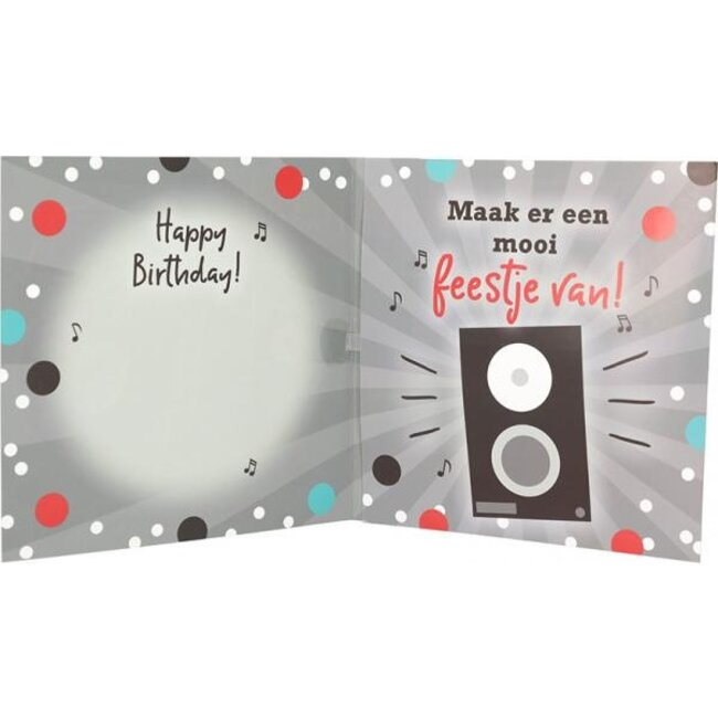 Depesche Kaart - Leeftijd & muziek - 16 jaar - 026A.