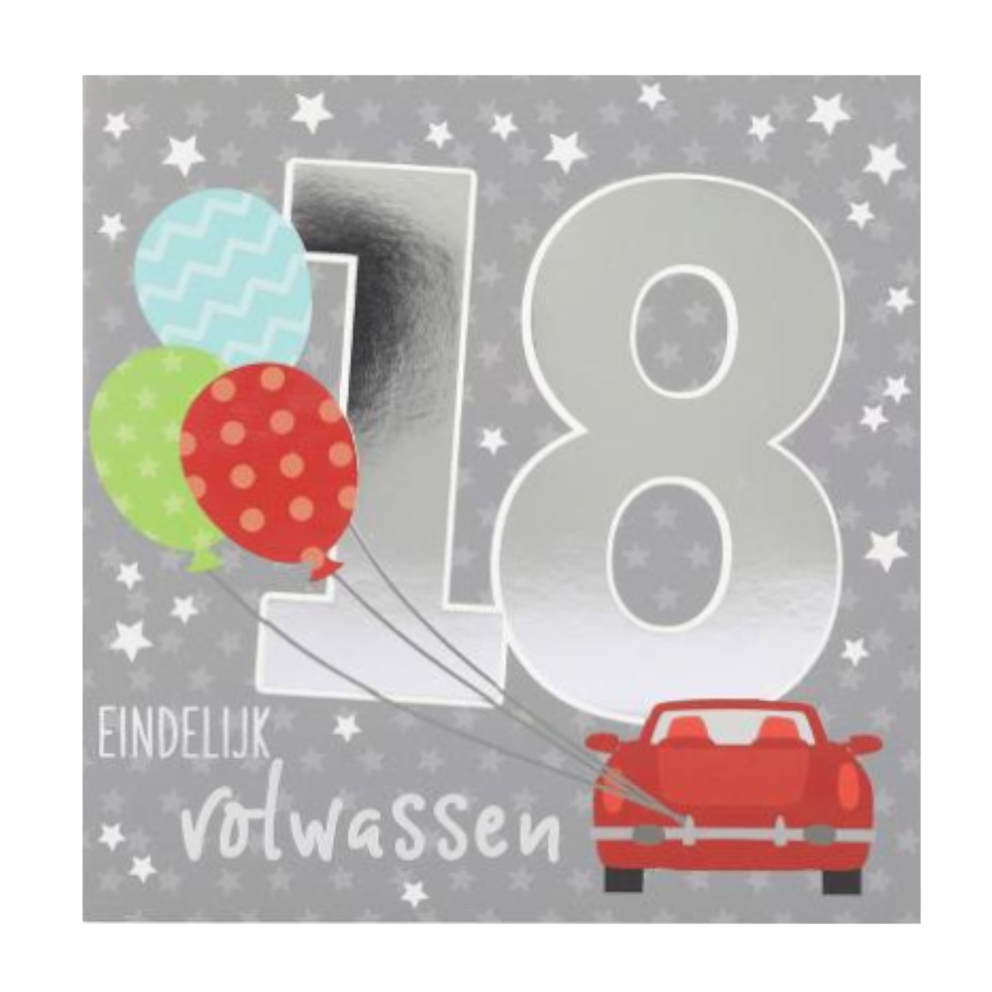 Kaart - Leeftijd & muziek - 18 jaar - Eindelijk volwassen - 028A.