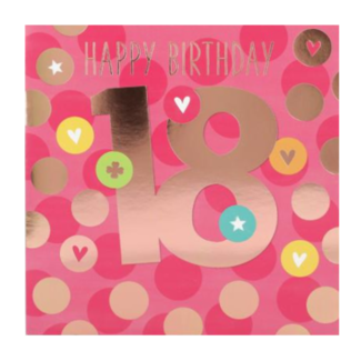 Depesche Kaart - Leeftijd & muziek - 18 jaar, happy Birthday - 029A.