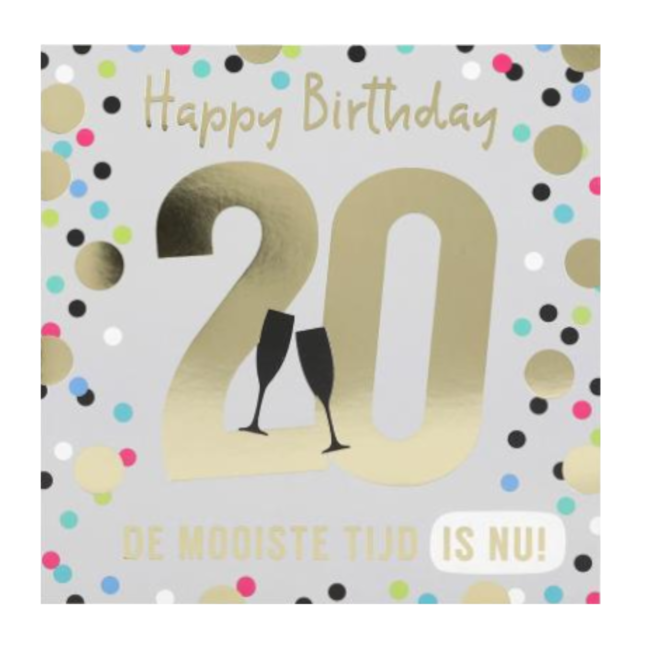 Depesche Kaart - Leeftijd & muziek - 20 jaar - 032A.