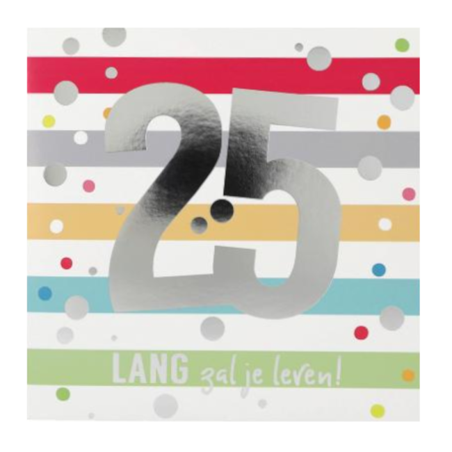 Depesche Kaart - Leeftijd & muziek - 25 jaar - 034A.