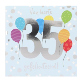 Depesche Kaart - Leeftijd & muziek - 35 jaar - 037A.