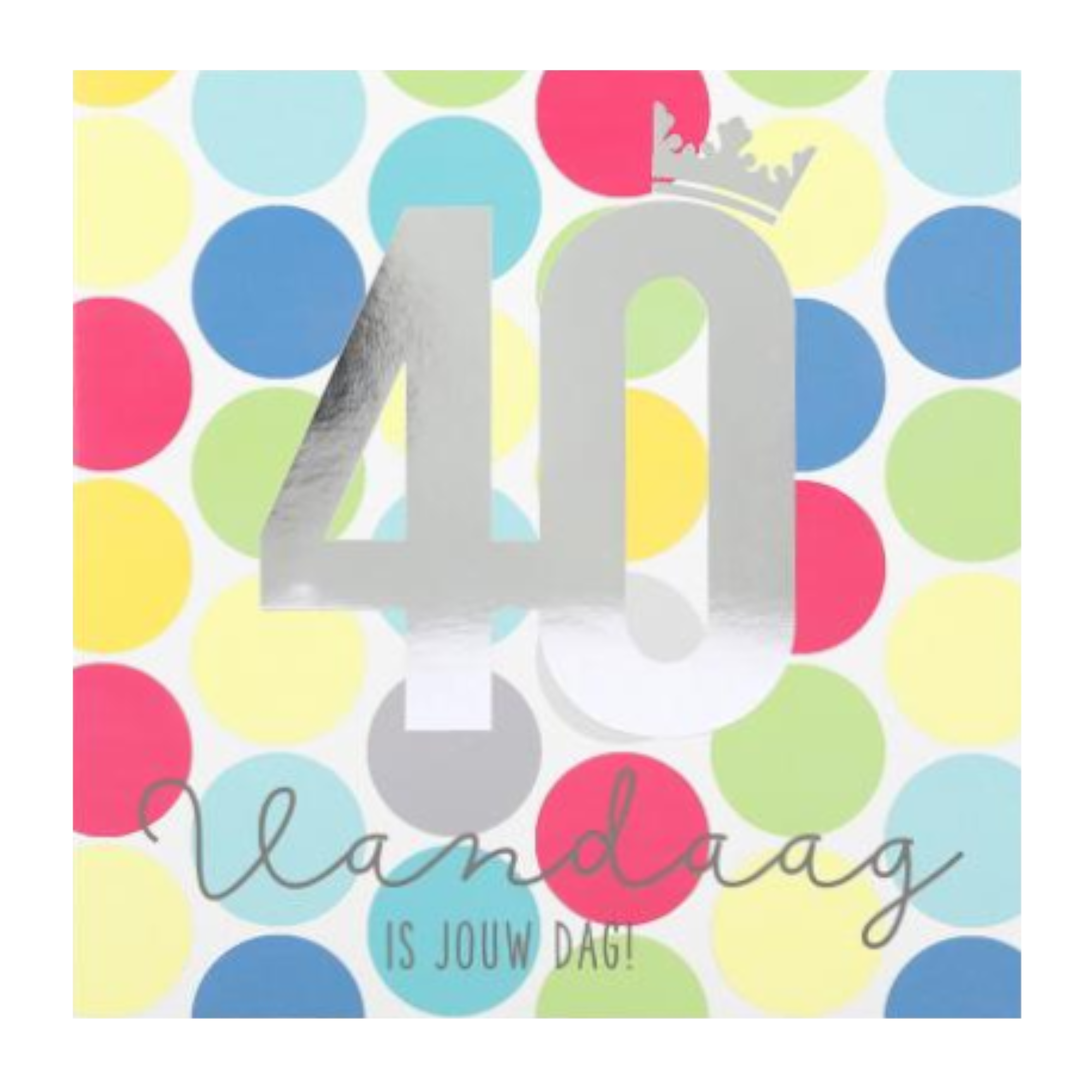 Kaart - Leeftijd & muziek - 40 jaar - Vandaag is jouw dag! - 038A.