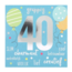 Depesche Kaart - Leeftijd & muziek - 40 jaar - Grappig, slim, charmant, cool - 040A.