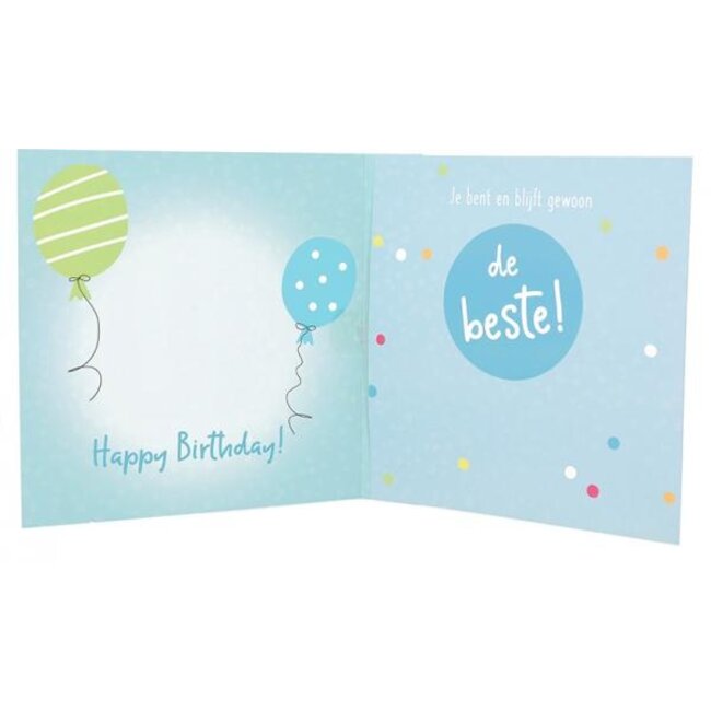 Depesche Kaart - Leeftijd & muziek - 40 jaar - Grappig, slim, charmant, cool - 040A.