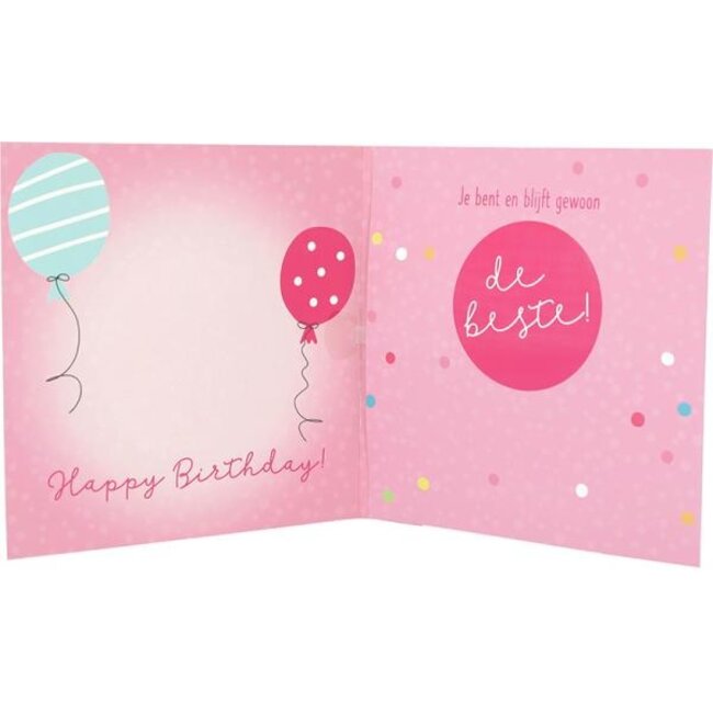 Depesche Kaart - Leeftijd & muziek - 40 jaar - Slim, charmant, vrolijk - 039A.