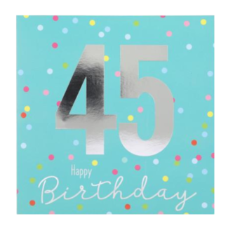 Depesche Kaart - Leeftijd & muziek - 45 jaar - 041A.