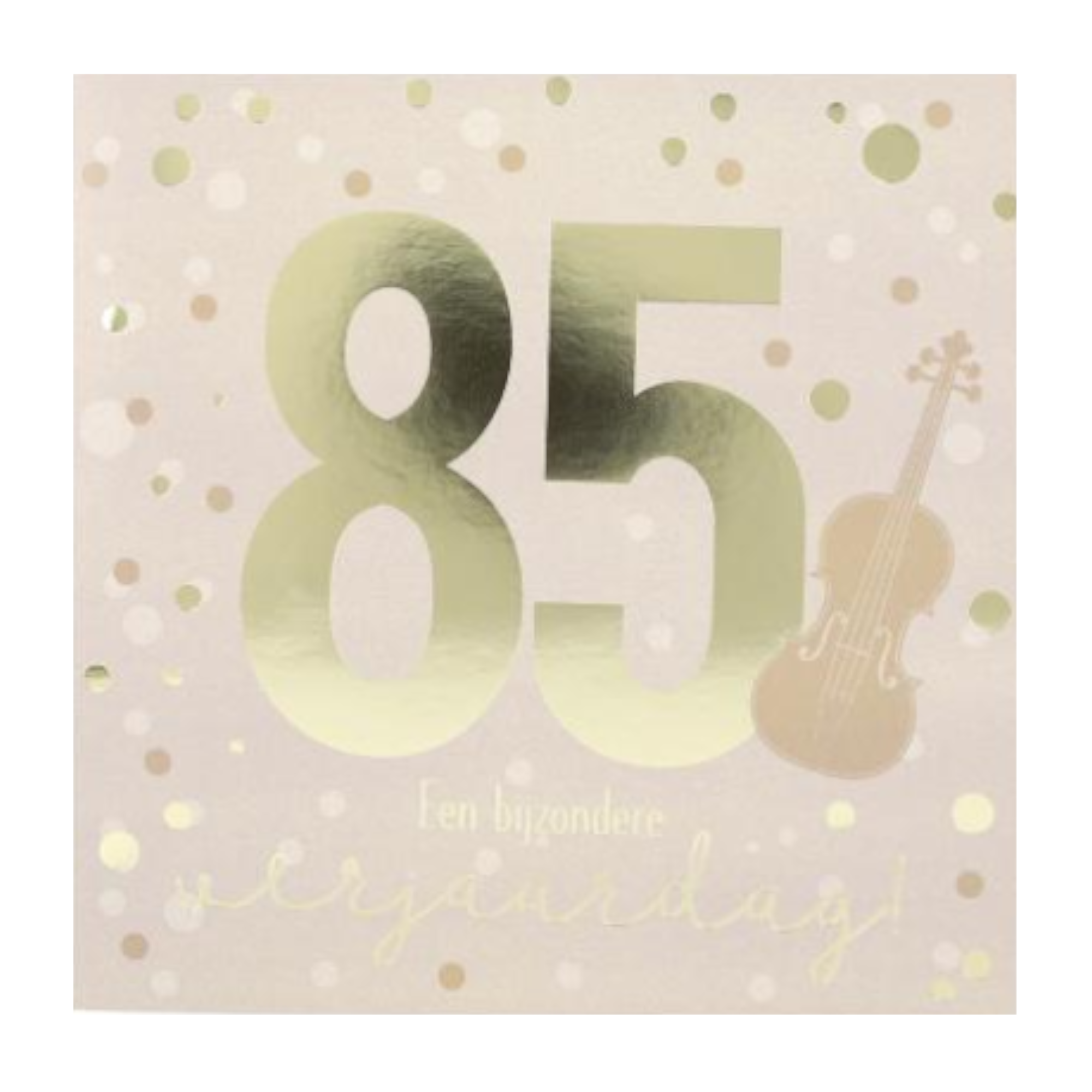 Kaart - Leeftijd & muziek - 85 jaar - 055A.