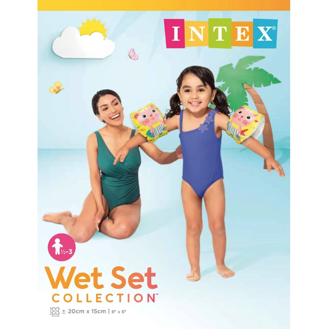 Intex Zwemarmbandjes - Poes - 1-3 jaar
