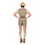 Funny Fashion Kostuum - Safari - Dame - Broek, shirt & riem - mt.44-46