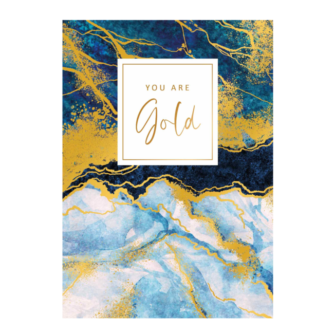 Artige Kaart - Gold Rush - You are gold - GLD017-A