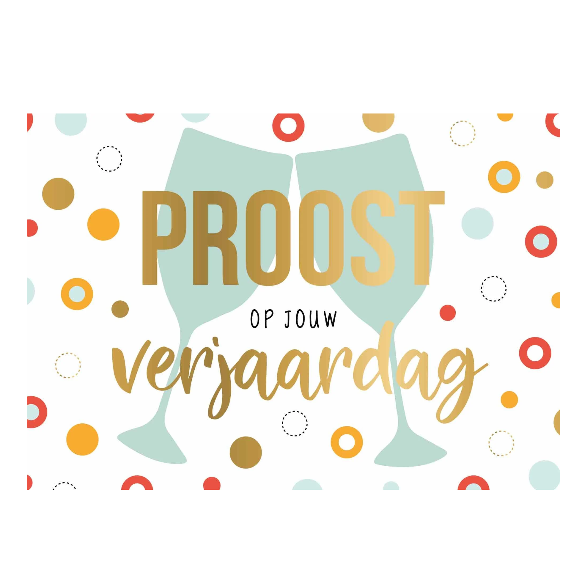 Kaart - Daisy - Proost op jou verjaardag - DSY041