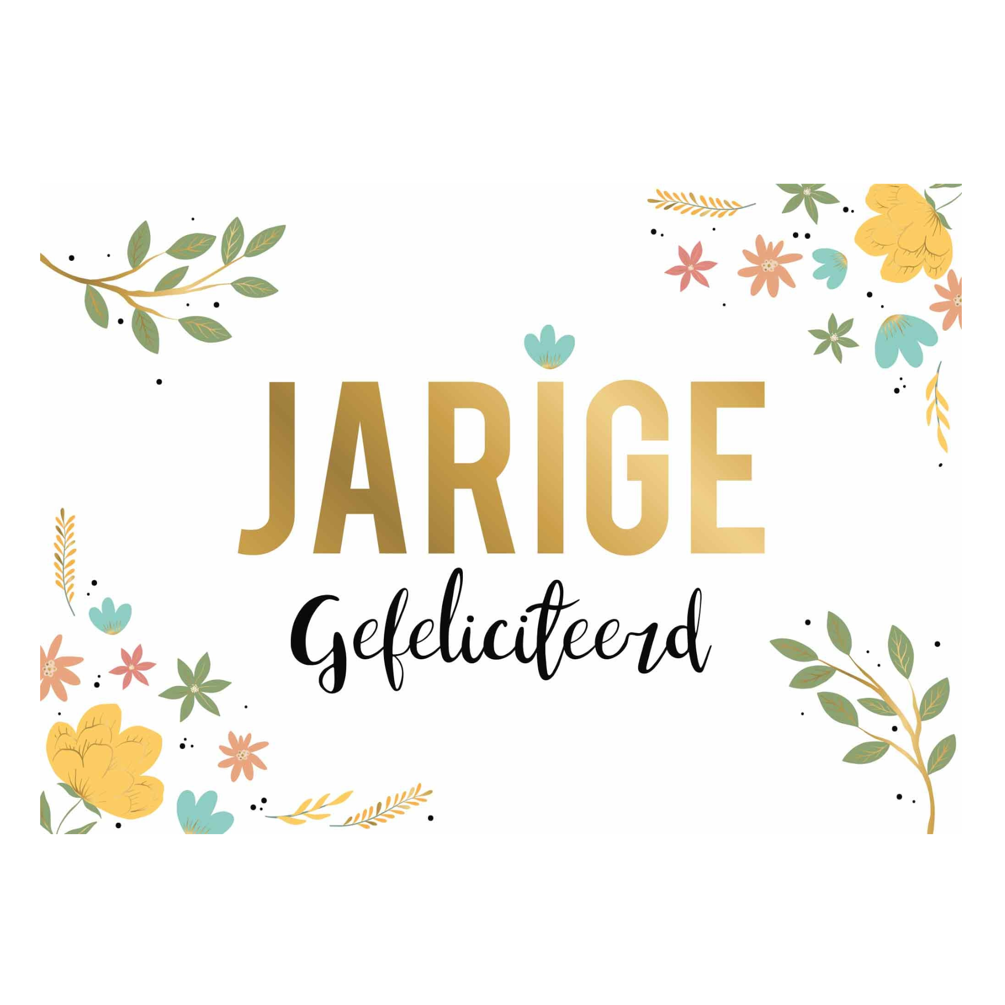 Kaart - Daisy - Jarige Gefeliciteerd - DSY052