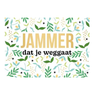 Artige Kaart - Daisy - Jammer dat je weggaat  - DSY009-A